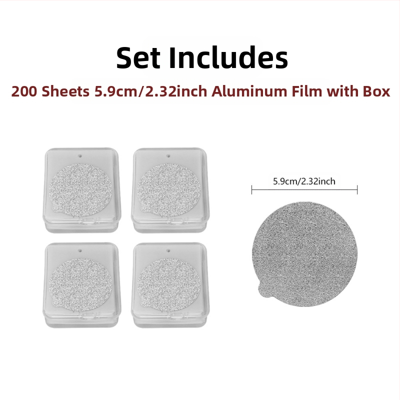 59MM/62MM ühekordne karp ühekordselt kasutatav kohvikapsli isekleepuv alumiiniumfooliumist alumiiniumkilekate