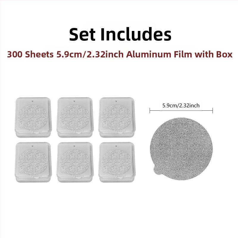 59MM/62MM ühekordne karp ühekordselt kasutatav kohvikapsli isekleepuv alumiiniumfooliumist alumiiniumkilekate