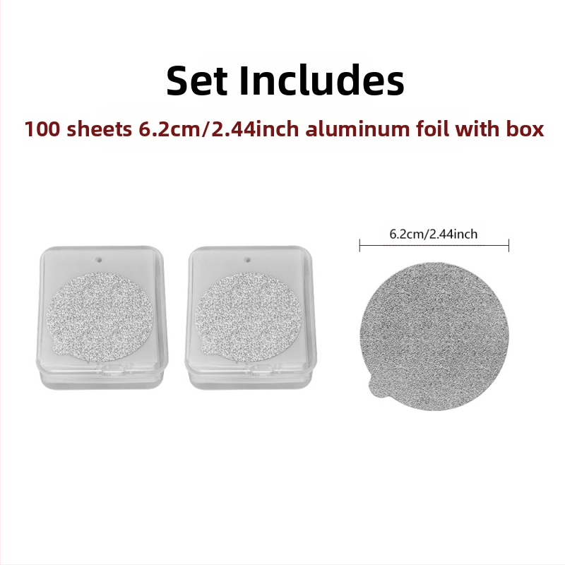 59MM/62MM ühekordne karp ühekordselt kasutatav kohvikapsli isekleepuv alumiiniumfooliumist alumiiniumkilekate