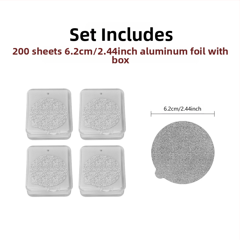 59MM/62MM ühekordne karp ühekordselt kasutatav kohvikapsli isekleepuv alumiiniumfooliumist alumiiniumkilekate