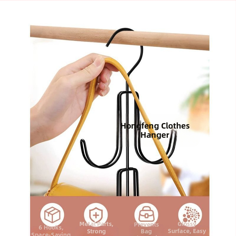 Домашен гардероб, многофункционална закачалка за чанти, шапка, вратовръзка, шал, колан, входна закачалка за чанти