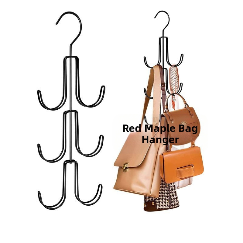 Домашен гардероб, многофункционална закачалка за чанти, шапка, вратовръзка, шал, колан, входна закачалка за чанти