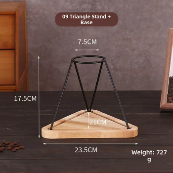 Käeshoitav kohviklamber Metallist filtritopsihoidik Tilkumislehter Filtritops Raudrest V60 Filtritopsihoidik