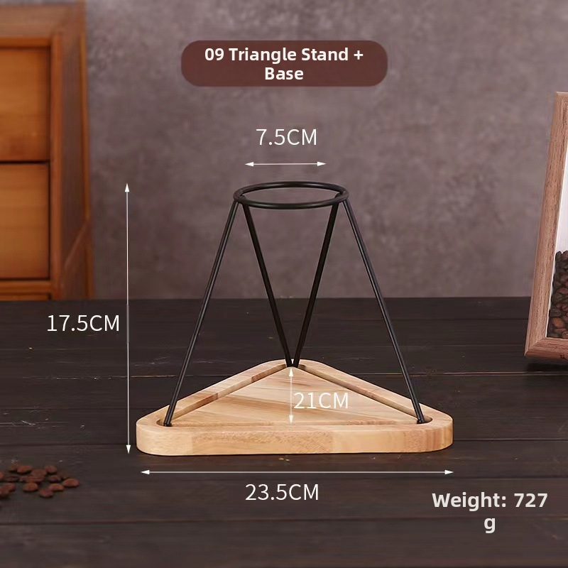 Ръчна скоба за кафе, метална стойка за филтърни чаши, фуния за капене, желязна стойка за филтърни чаши, скоба за филтърни чаши V60