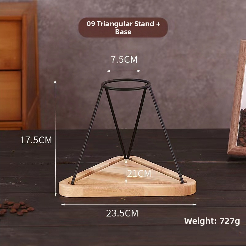 Käeshoitav kohviklamber Metallist filtritopsihoidik Tilkumislehter Filtritops Raudrest V60 Filtritopsihoidik