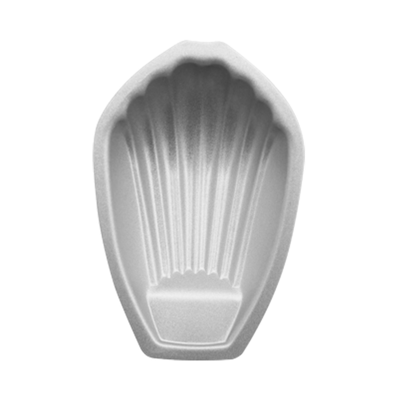 Paksendatud küpsetusplaat, mittenakkuva kattega koorikuga koogivorm 12 kuldse madeleine-vormiga, küpsise küpsetusvorm