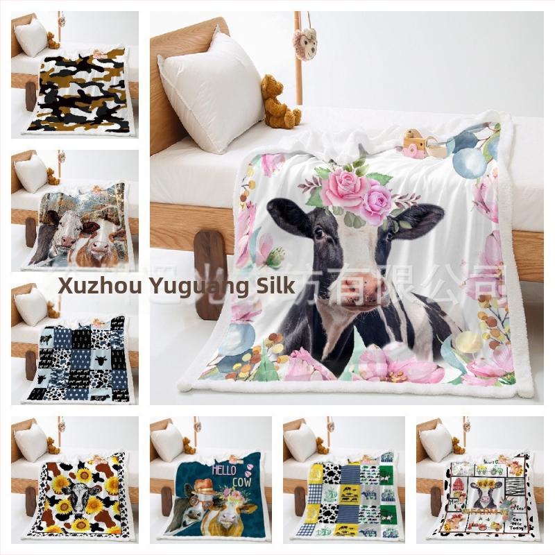 Налично фланелено одеяло с дигитален печат, фланелено одеяло за климатик, одеяло за офис дрямка, малко одеяло, ултра меко