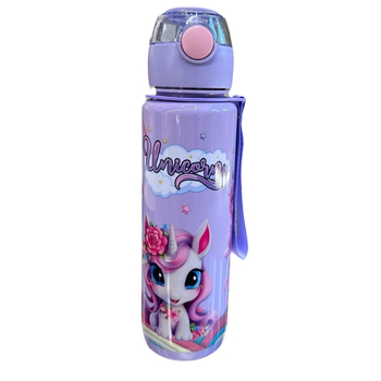 Vandens butelis, naujas 2024 m. animacinis mielas plastikinis vandens puodelis, didmeninė prekyba su vandens puodeliu 700 ml studentams