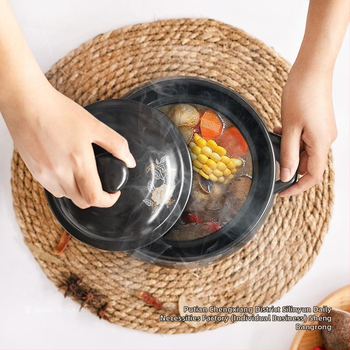 Puodas sveikatos išsaugojimui sriubos puodas troškinys keraminis puodas dujinis žemės troškinys sriubos puodas atvira ugnis aukštai temperatūrai atsparus buitinis troškinys sriubos puodas