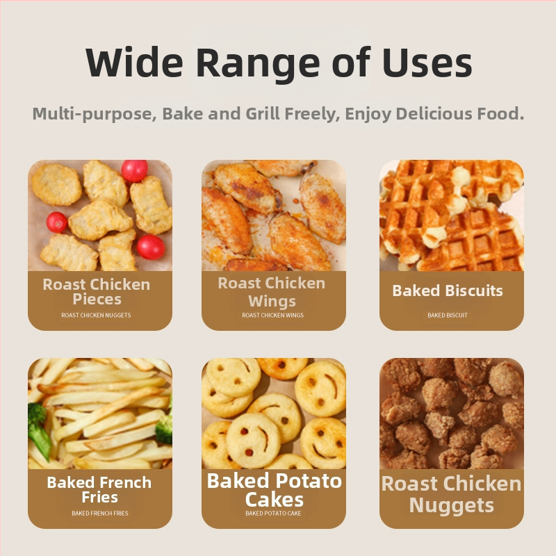 Квадратна хартия за фритюрник, специална хартия, домакинска тава за абсорбираща масло хартия, тава за хартия с хранителен силиконов пълнеж, квадратна хартия за фритюрник