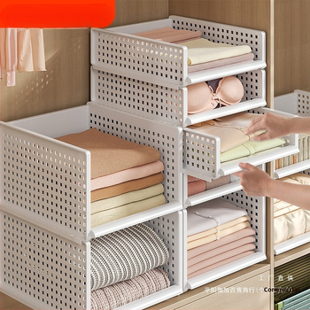 Гардероб за съхранение на многопластови дрехи за дома, спалня, тип чекмедже, куха кутия за съхранение, удебелена преграда