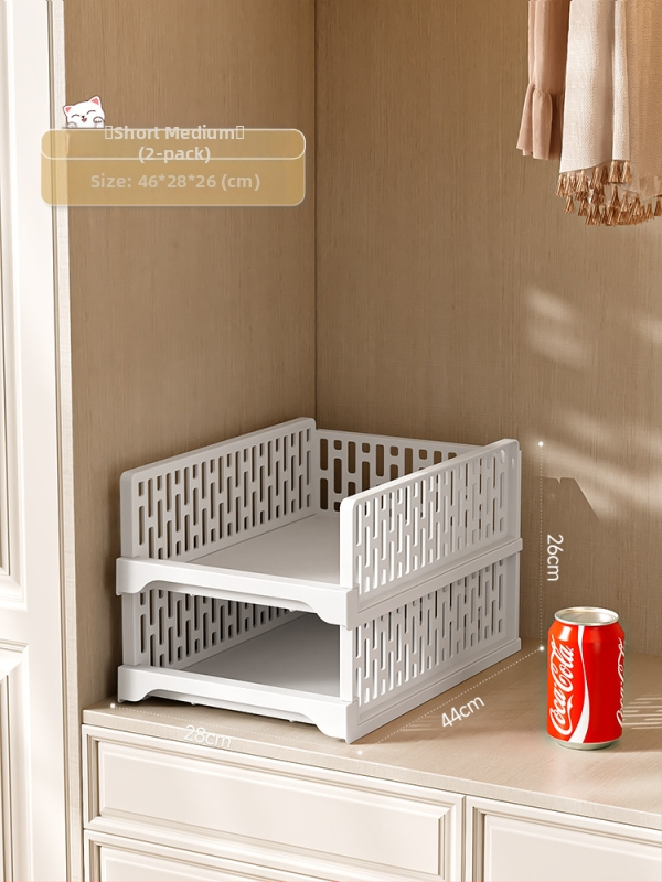 Гардероб за съхранение на многопластови дрехи за дома, спалня, тип чекмедже, куха кутия за съхранение, удебелена преграда