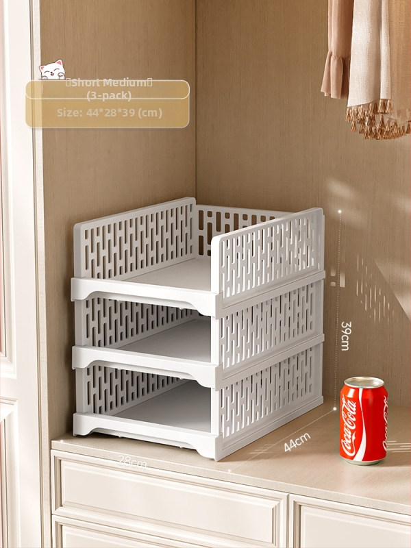 Гардероб за съхранение на многопластови дрехи за дома, спалня, тип чекмедже, куха кутия за съхранение, удебелена преграда