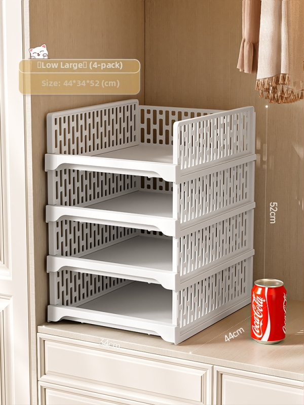 Гардероб за съхранение на многопластови дрехи за дома, спалня, тип чекмедже, куха кутия за съхранение, удебелена преграда