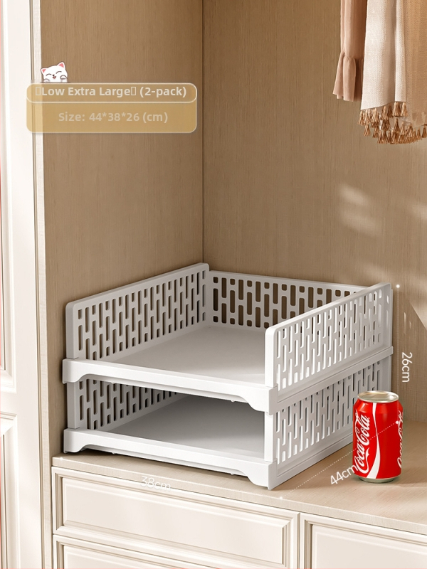 Гардероб за съхранение на многопластови дрехи за дома, спалня, тип чекмедже, куха кутия за съхранение, удебелена преграда