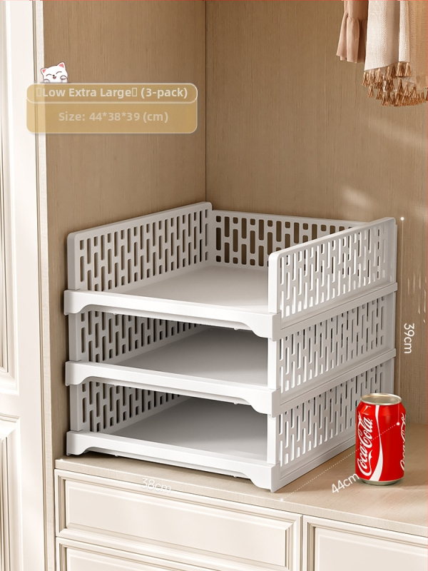 Гардероб за съхранение на многопластови дрехи за дома, спалня, тип чекмедже, куха кутия за съхранение, удебелена преграда