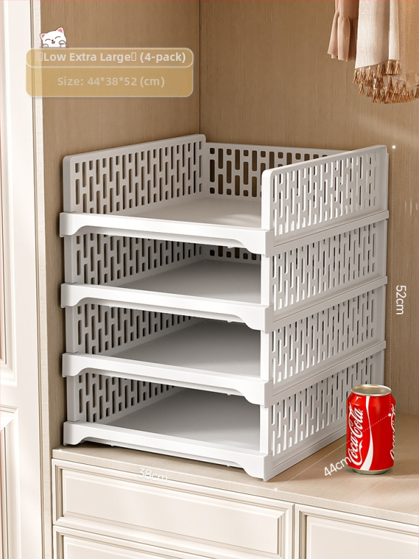 Гардероб за съхранение на многопластови дрехи за дома, спалня, тип чекмедже, куха кутия за съхранение, удебелена преграда