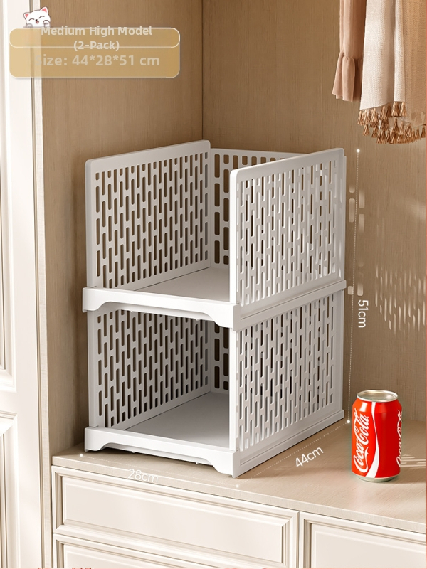 Гардероб за съхранение на многопластови дрехи за дома, спалня, тип чекмедже, куха кутия за съхранение, удебелена преграда