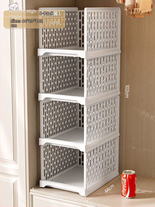 Гардероб за съхранение на многопластови дрехи за дома, спалня, тип чекмедже, куха кутия за съхранение, удебелена преграда