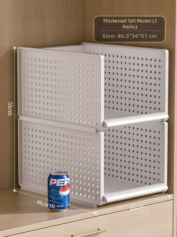 Гардероб за съхранение на многопластови дрехи за дома, спалня, тип чекмедже, куха кутия за съхранение, удебелена преграда