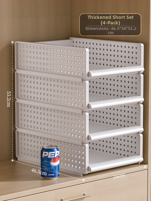 Гардероб за съхранение на многопластови дрехи за дома, спалня, тип чекмедже, куха кутия за съхранение, удебелена преграда