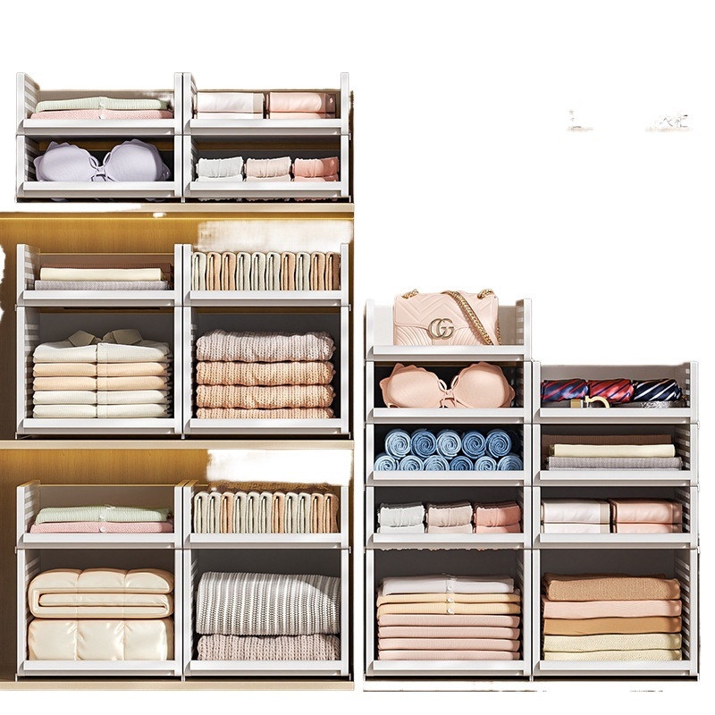 Гардероб за съхранение на многопластови дрехи за дома, спалня, тип чекмедже, куха кутия за съхранение, удебелена преграда