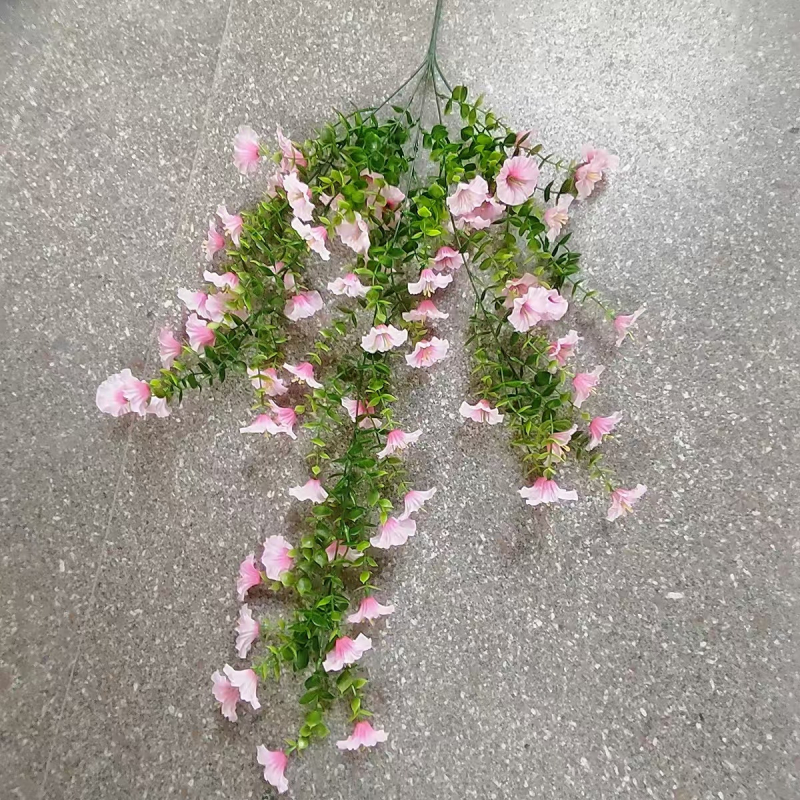 Tarpvalstybinė Amazonės imitacijos gėlė, eukalipto gėlė, šilko gėlė, namų vestuvių lauko kiemo sieninė pakabinama rotango sieninė pakabinama