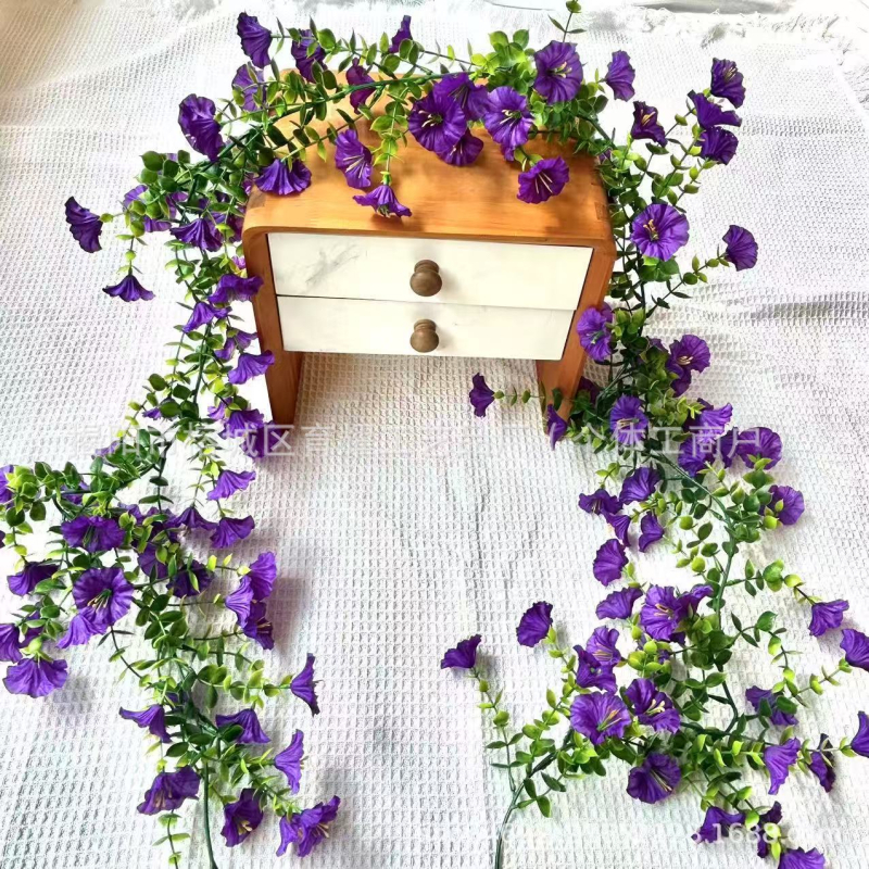 Tarpvalstybinė Amazonės imitacijos gėlė, eukalipto gėlė, šilko gėlė, namų vestuvių lauko kiemo sieninė pakabinama rotango sieninė pakabinama