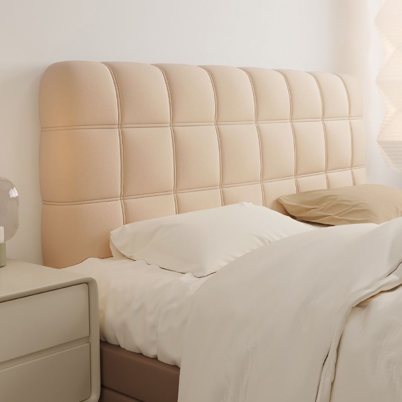 2025 m. naujas latekso vėsinamasis lovos užtiesalas, sutankintas medinis lovos minkštas paketas, dulkėms atsparus, viskas įskaičiuota neutralus lovos galinis užvalkalas