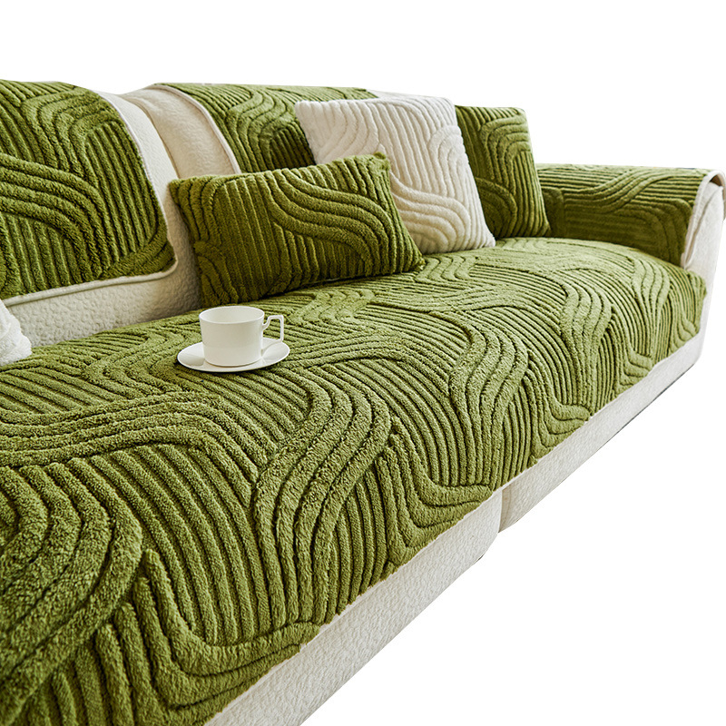 2024 m. nauja rudens ir žiemos sutankinta pliušinė sofos pagalvėlė, neslystanti, nešvari, apsauganti nuo įbrėžimų, „Advanced Sense“ sofos pagalvėlė