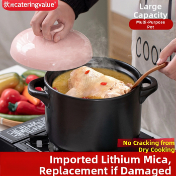 Esimese järgu subsiidiumi liivapott Hautisepott Supipott Kivisöegaas Põlemisgaasikindel kõrge temperatuuriga keraamiline pott Liivapott Majapidamises kasutatav savipott Kivipott