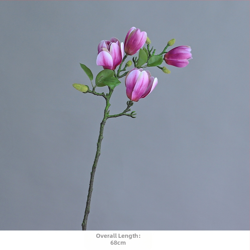 Svetainės kiniškų gėlių papuošalai gėlininkystės netikros gėlės dirbtinių gėlių pojūtis stalo dekoravimas namų šviesa prabangi magnolija