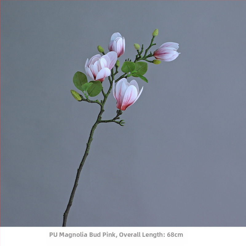 Svetainės kiniškų gėlių papuošalai gėlininkystės netikros gėlės dirbtinių gėlių pojūtis stalo dekoravimas namų šviesa prabangi magnolija