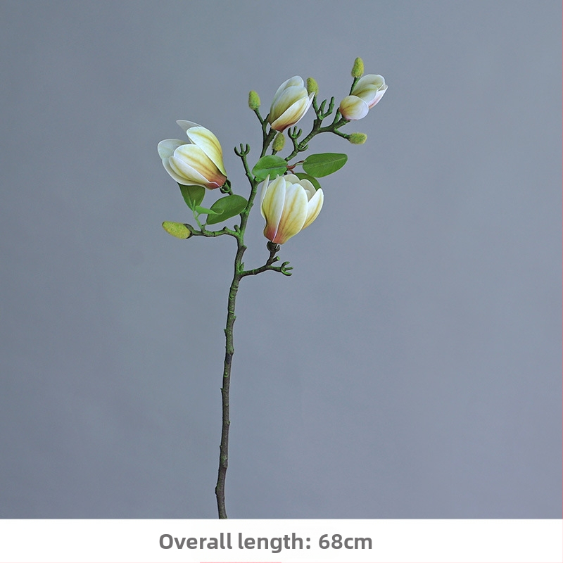 Svetainės kiniškų gėlių papuošalai gėlininkystės netikros gėlės dirbtinių gėlių pojūtis stalo dekoravimas namų šviesa prabangi magnolija