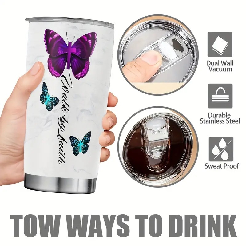 Tikroji kaina, asmeninis pranešimas, tarpvalstybinis, „Amazon Aliexpress“, „Temu Xiyin“, karštas modelis, 20oz, įdomus cirko drugelis.