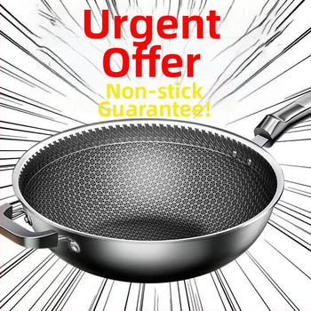 Vokiška nerūdijančio plieno „Wok“ keptuvė su nelimpančia danga, be dūmų, indukcinė viryklė, dujinė „Universal Wok XH“