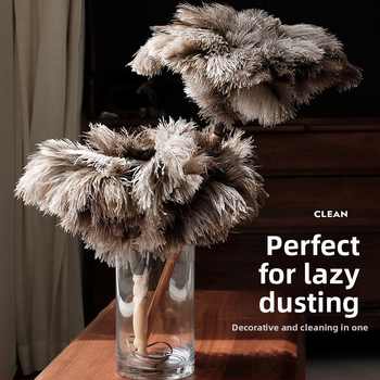 Jaanalinnu sulgedest tolmuhari ei aja karvu majapidamises kasutatava auto paksendava krüpteerimise puhastamiseks majapidamises kasutatava elektrostaatilise adsorptsiooni sulgedest tolmuhari