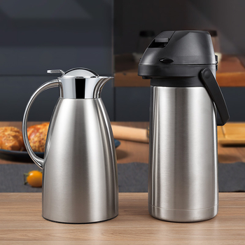 Õhurõhu tüüpi termosed majapidamistermosed suure mahutavusega roostevabast terasest presstüüpi pudeliga autotermosed