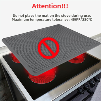 Amazon szilikon tűzhelyszőnyeg indukciós tűzhely szigetelővédő szőnyeg tűzhely felső fedél multifunkcionális mosogatószőnyeg lebomló és környezetbarát