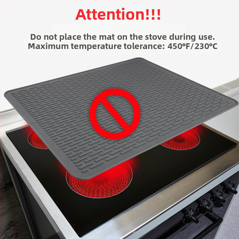 Силиконова подложка за котлон Amazon, изолационна защитна подложка за индукционна печка, капак за котлон, многофункционална подложка за мивка, разградима и екологична