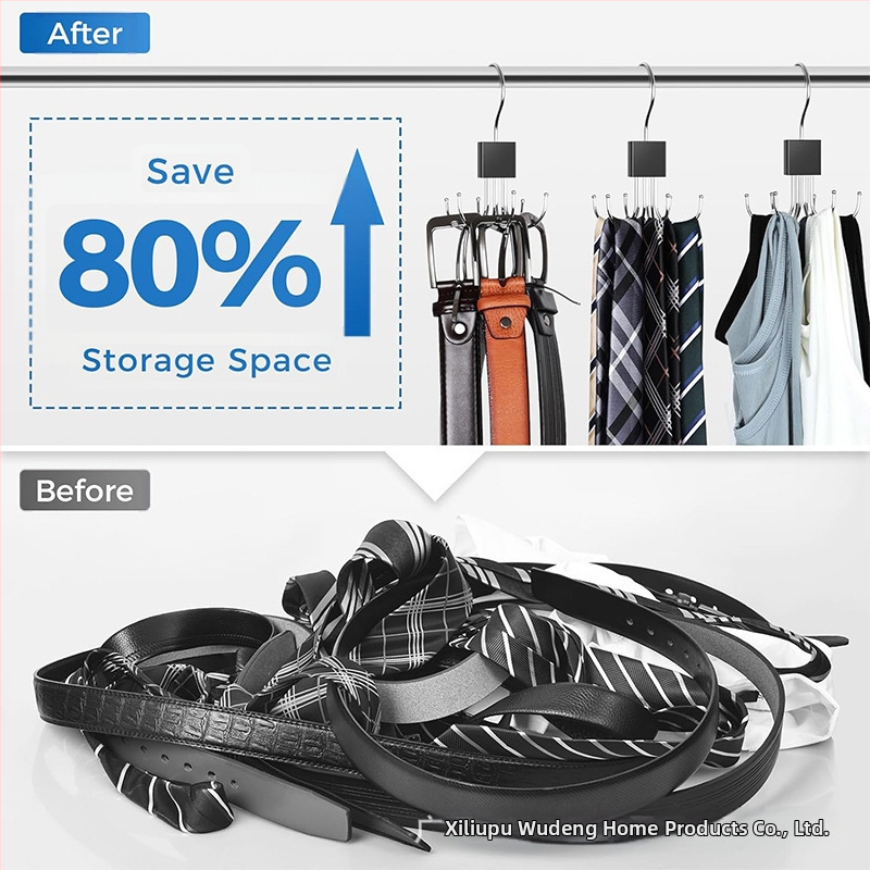 Креативна въртяща се многофункционална кука с шест нокти, закачалка за палто и качулка, чанта, чанта, шал, гардероб, закачалка за врата