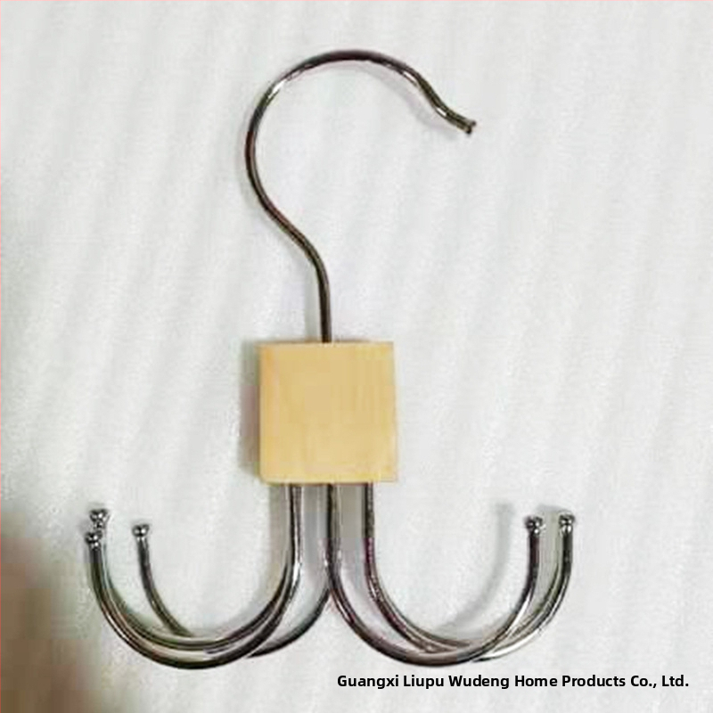 Kūrybingas pasukamas daugiafunkcis šešių nagų kabliukas, paltas, gobtuvas, pakabinamas krepšys, šalikas, drabužių spintos laikymo lentynėlė, durų pakaba