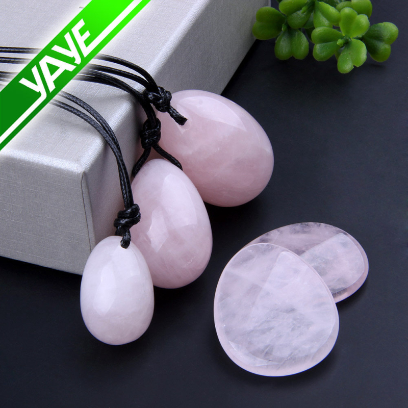 Tehase kohandatud naturaalsest pulberkristallist naiste massaažikomplekt sünnitusjärgseks tussu-muna-muna-pöidlamassaažiks