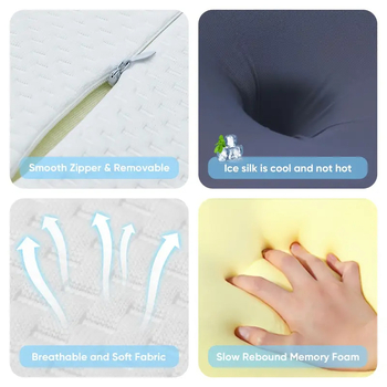 Възглавница за защита на врата с паметен памук, възглавница с паметен памук, бавно отскачаща възглавница с форма на пеперуда, неправилна възглавница с памет, възглавница за защита на врата при сън