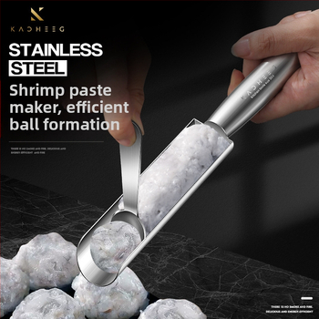 304 nerūdijančio plieno trigubas krevečių slydimo mėsos kukulių gamybos įrankis buitinis žuvies kukulis viengubas keturgubas mėsos kukulis sumuštinis artefaktas