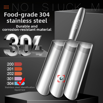 304 nerūdijančio plieno trigubas krevečių slydimo mėsos kukulių gamybos įrankis buitinis žuvies kukulis viengubas keturgubas mėsos kukulis sumuštinis artefaktas