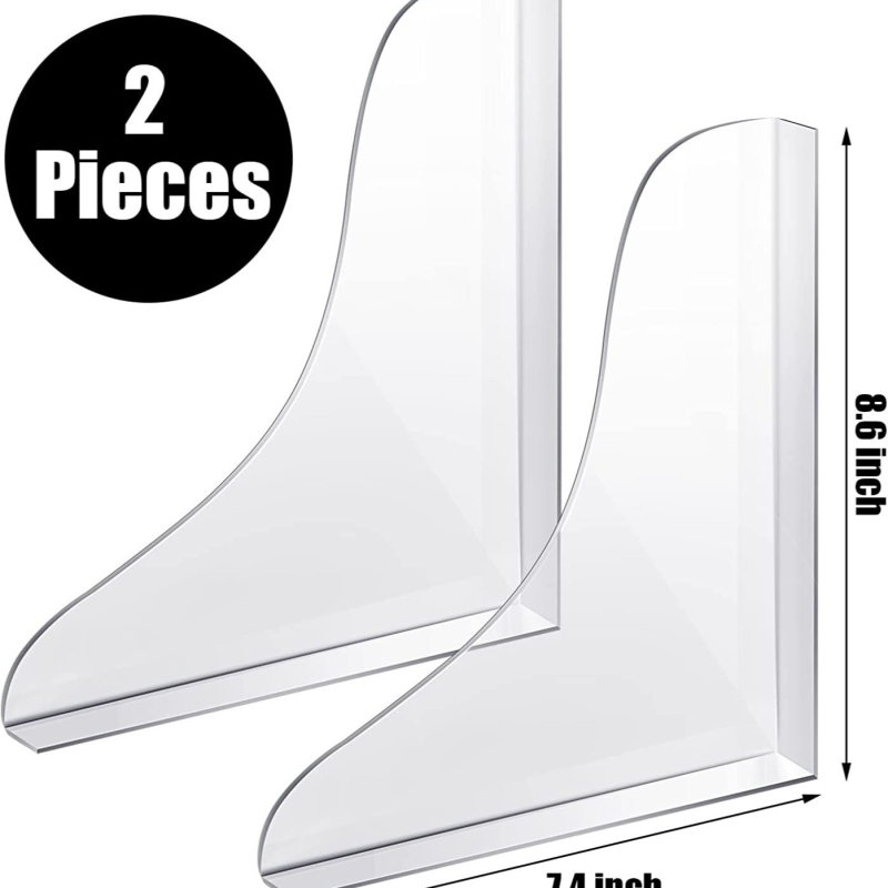 Határokon átnyúló új akril zuhany splash cover 2 darabos kád mosdó védőburkolat kád splash cover szett