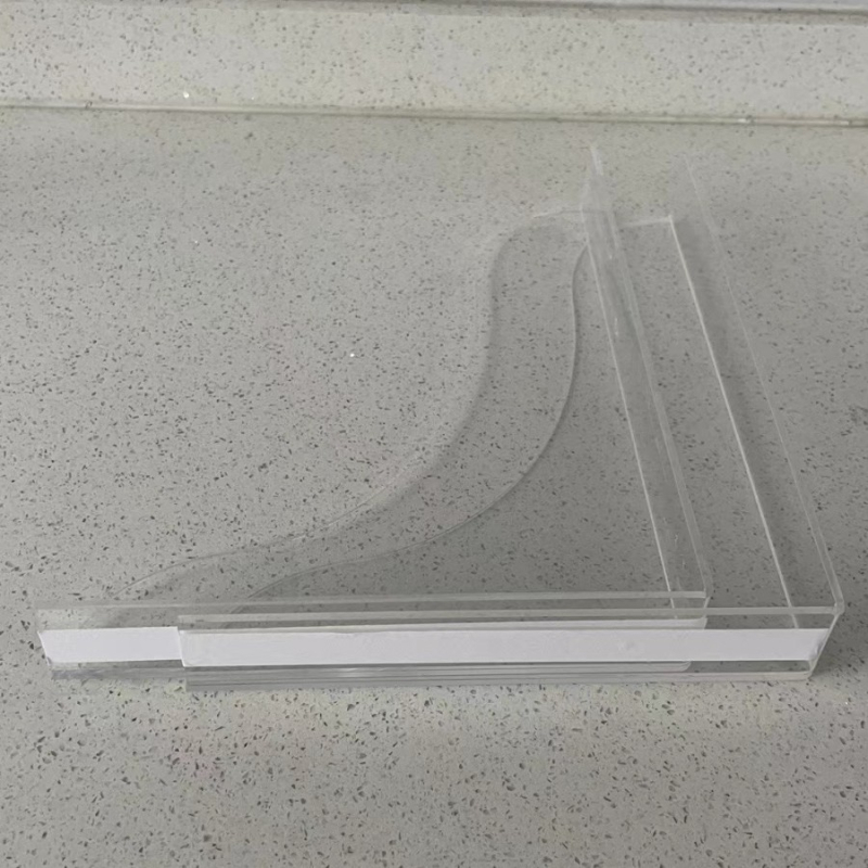 Határokon átnyúló új akril zuhany splash cover 2 darabos kád mosdó védőburkolat kád splash cover szett