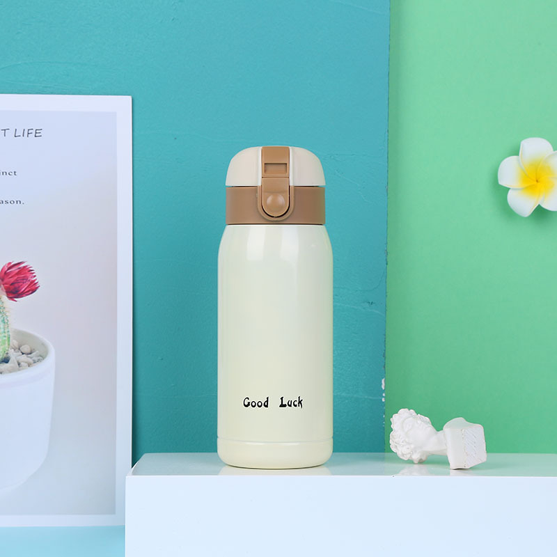 Δημιουργική κούπα κενού από ανοξείδωτο ατσάλι για επιχειρήσεις, γραφείο, δώρο, κούπα, πανεπιστημιούπολη, κινούμενα σχέδια, λογότυπο Cup