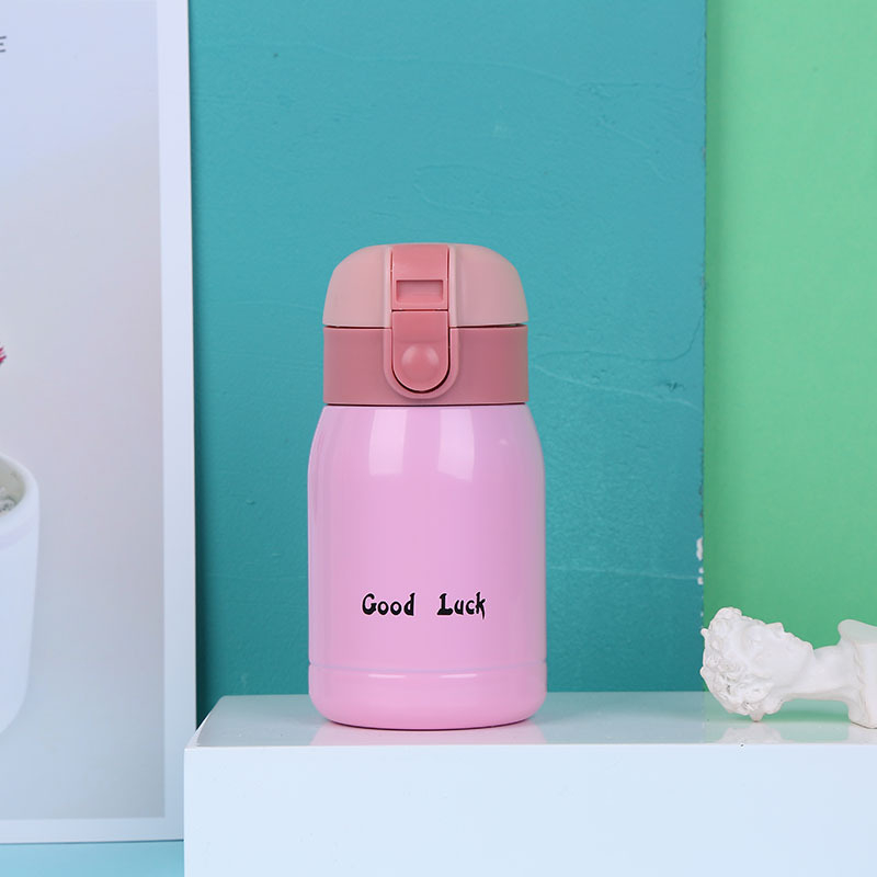 Δημιουργική κούπα κενού από ανοξείδωτο ατσάλι για επιχειρήσεις, γραφείο, δώρο, κούπα, πανεπιστημιούπολη, κινούμενα σχέδια, λογότυπο Cup